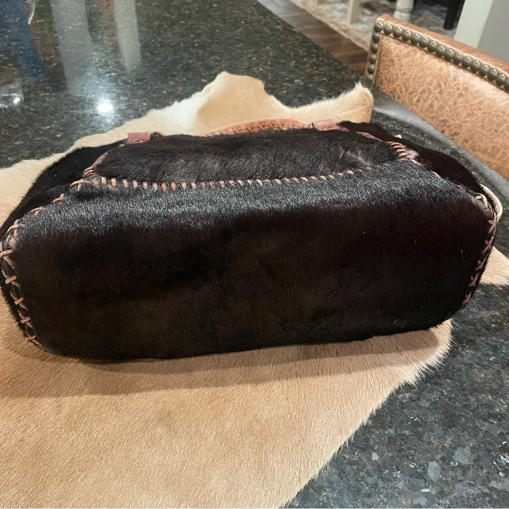 Antonio Melani Black and tan  Cowhide Leather